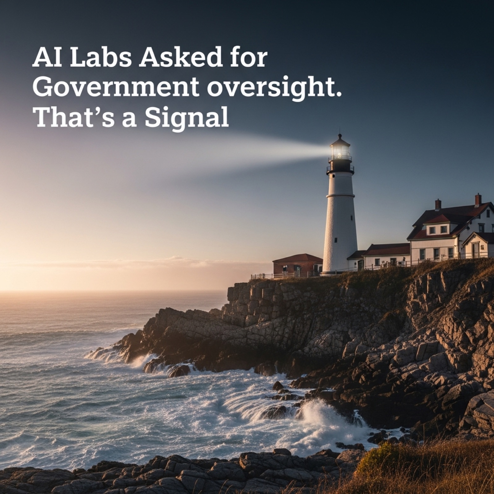 AI Labs Asked for Government Oversight. That's a Signal.