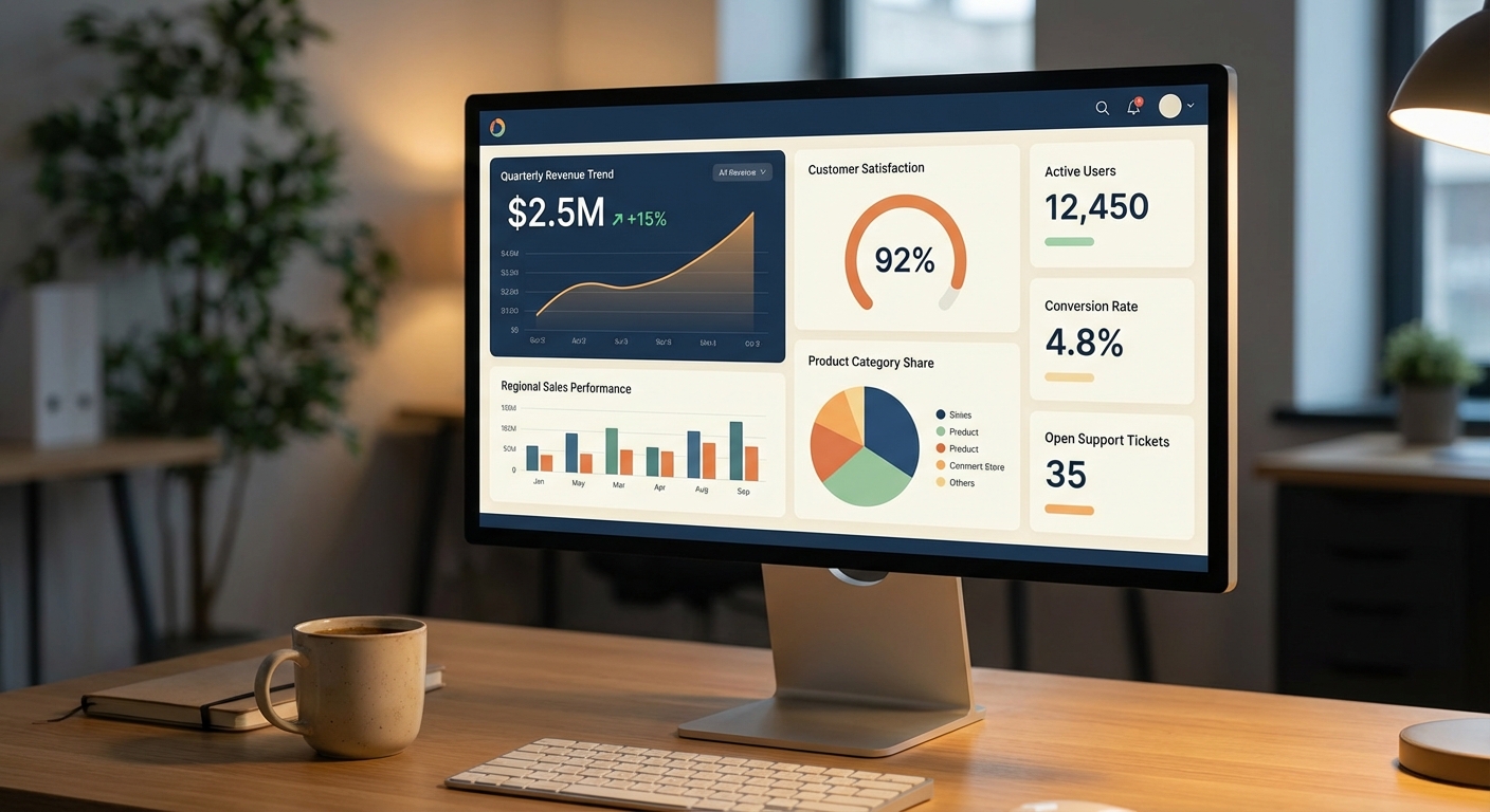 Automated Business Reporting Dashboard for Small Business
