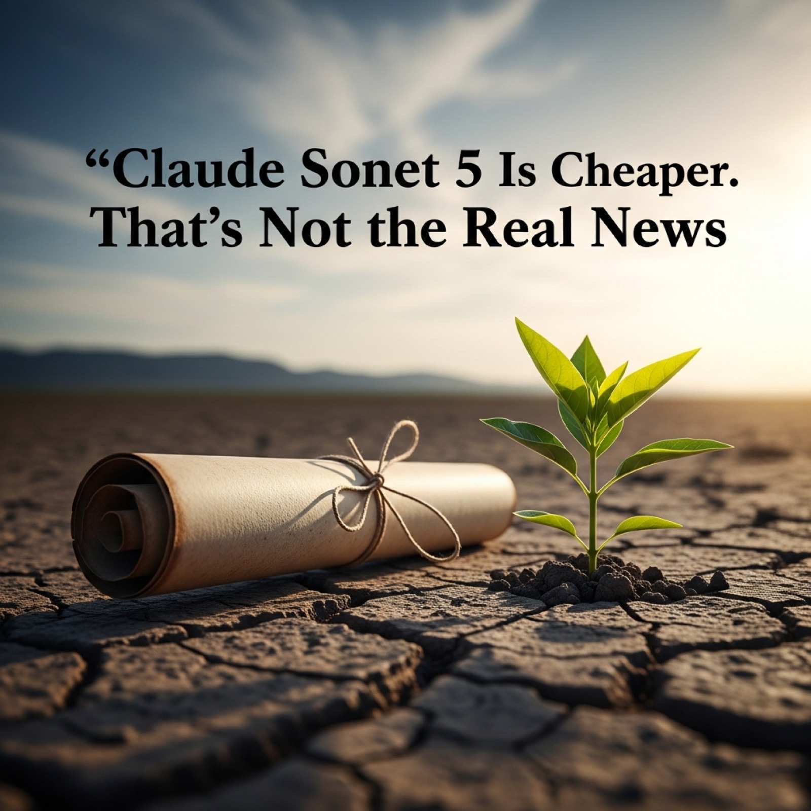 Claude Sonnet 5 Is Cheaper. That's Not the Real News.