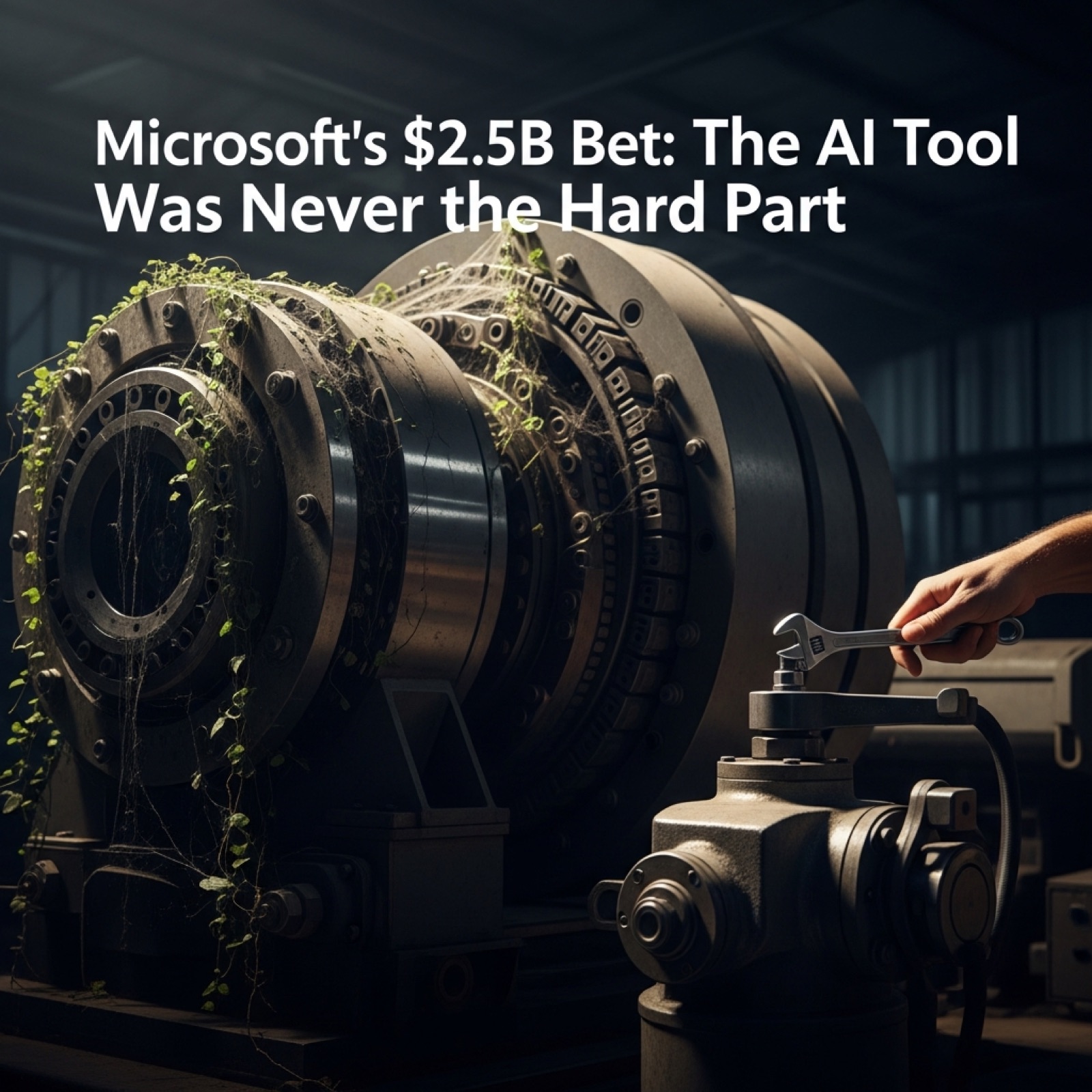 Microsoft's $2.5B Bet: The AI Tool Was Never the Hard Part